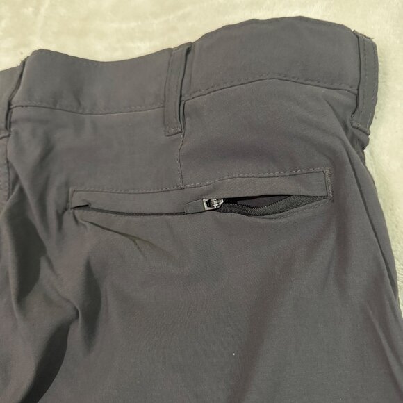 UB Tech Classic Fit 36X32 Gray Nylon Spandex Mens Pants With Zippered Pocket - Picture 5 of 15